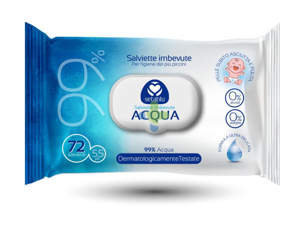 Setablu Salviette Acqua baby 72 pezzi