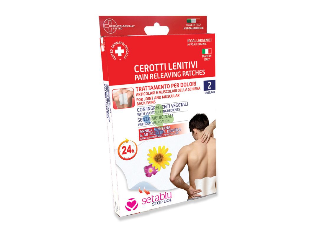 Setablu cerotti lenitivi 2 pezzi 17x21.8cm