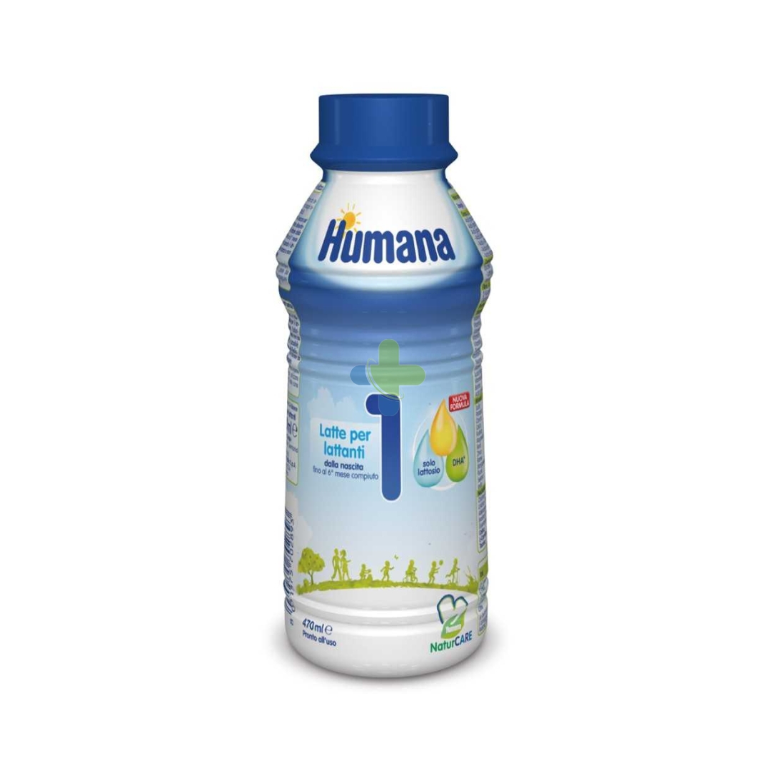 Humana 1 Latte Liquido per Lattanti bottiglia 470ml