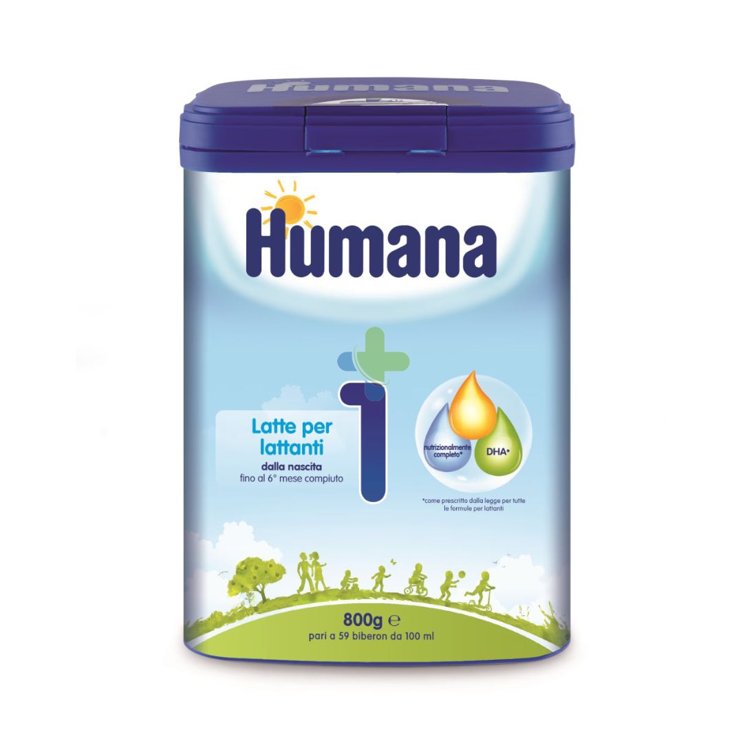 Humana 1 Latte In Polvere per Lattanti Confezione 800g Scadenza 12/2025