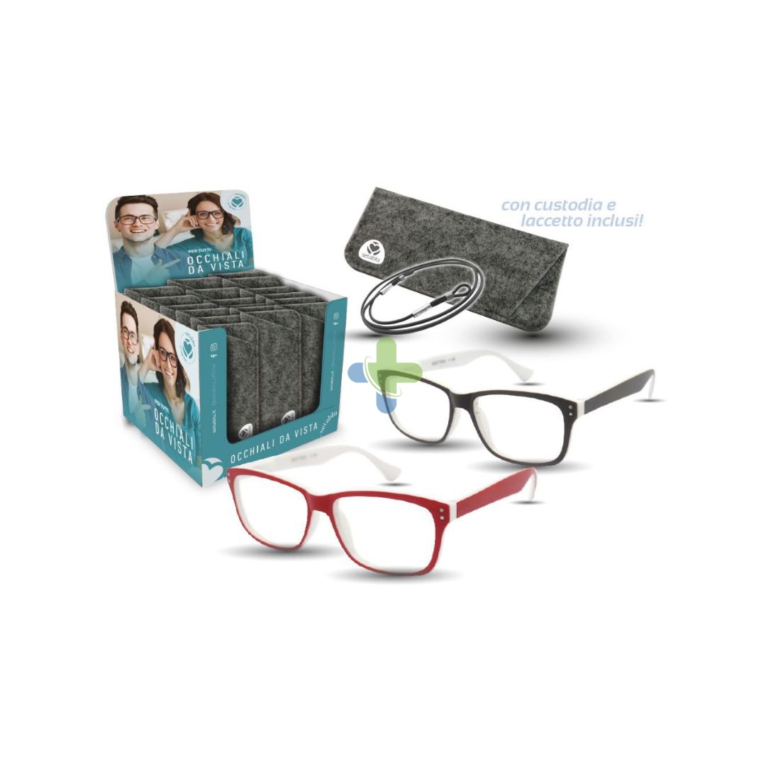 Setablu Occhiali da Lettura Graduati +1.00 colore Blu