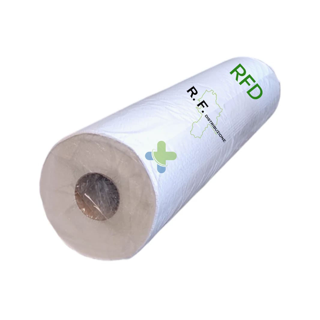 RFD Lenzuolino medico 50 metri x 60cm in carta 2 veli in pura cellulosa