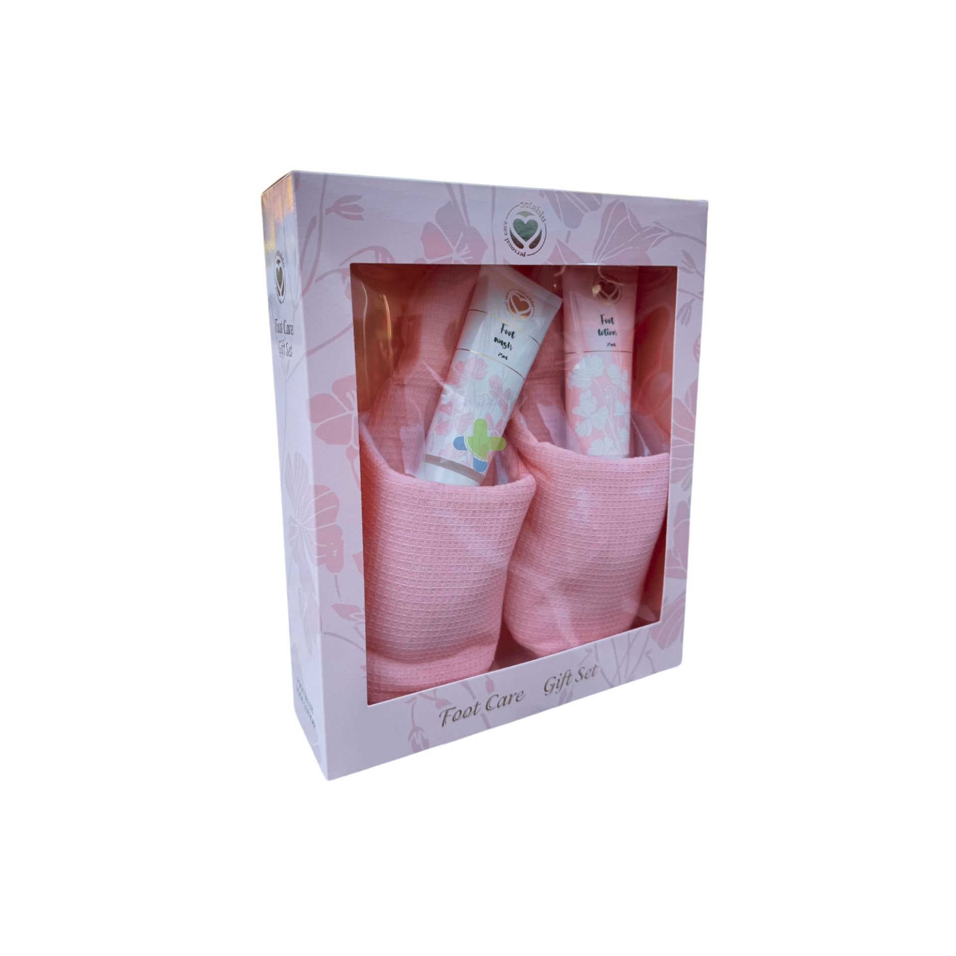 SetaBlu Set Cura Piedi - Ciabatte + Lozione Piedi 75 ml + Acqua Profumata 75 ml