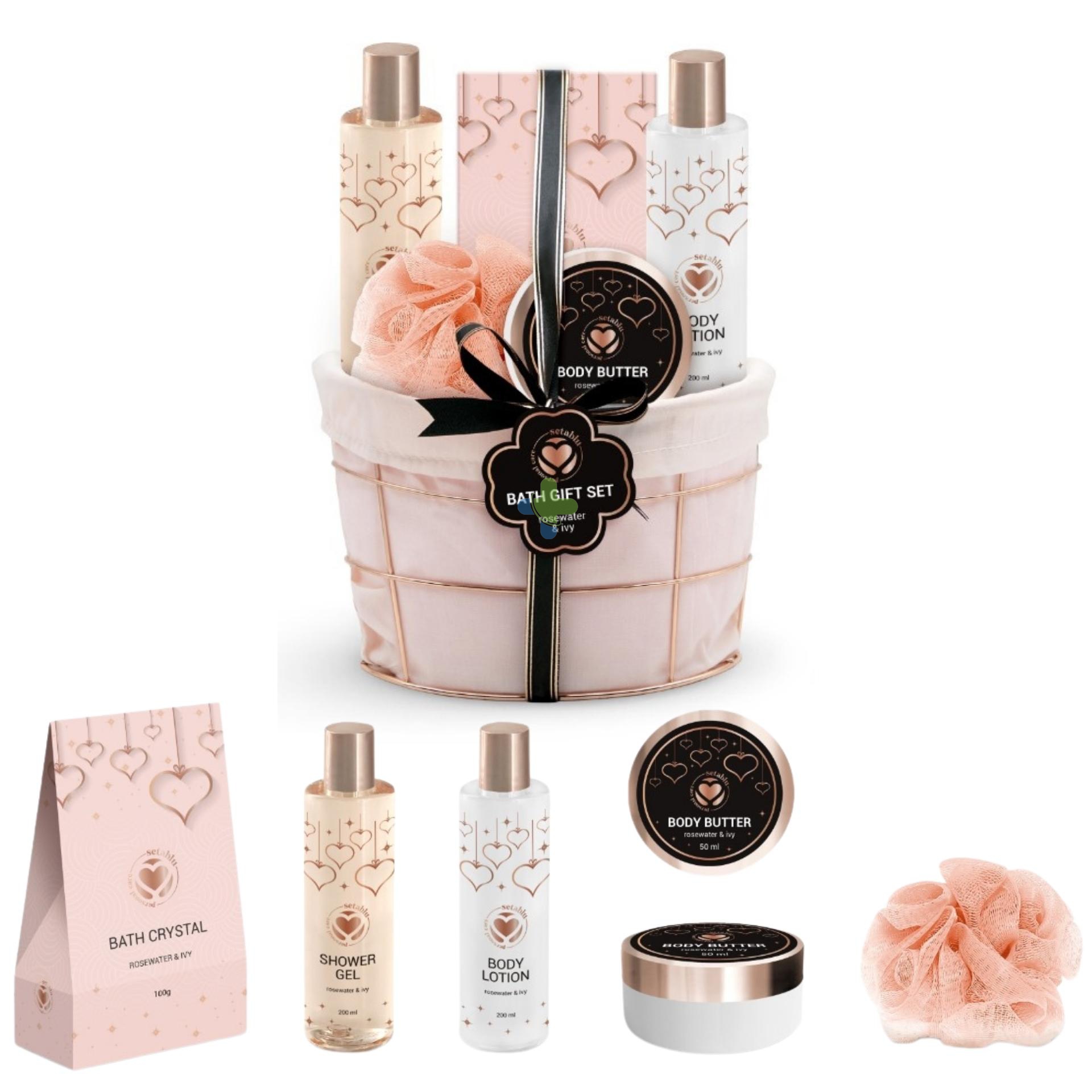 SetaBlu Set Bagno - Lozione Corpo 200 ml + Burro Corpo 30 Idea Regalo