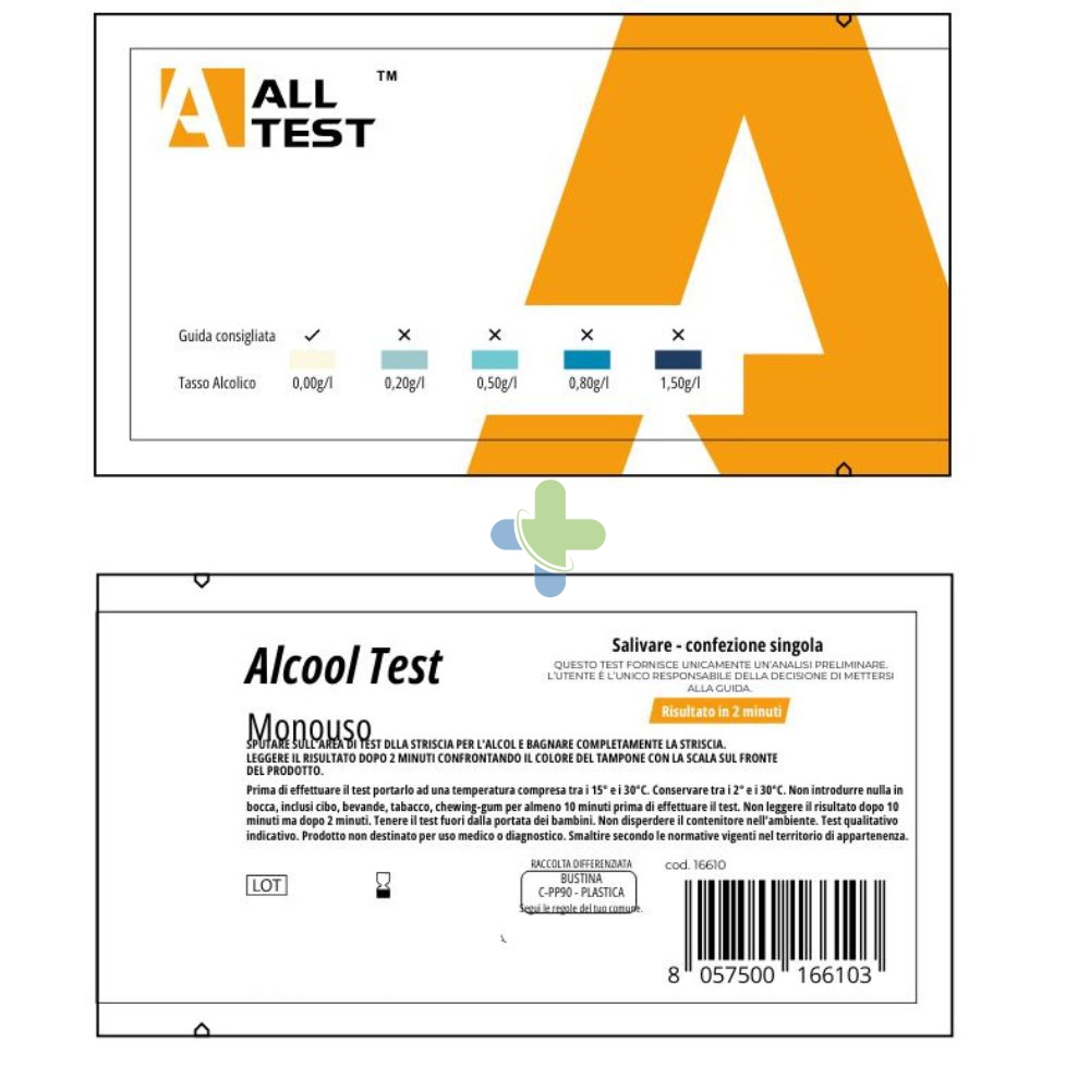 All Test Test Rapido Alcol Test Salivare 1 pz