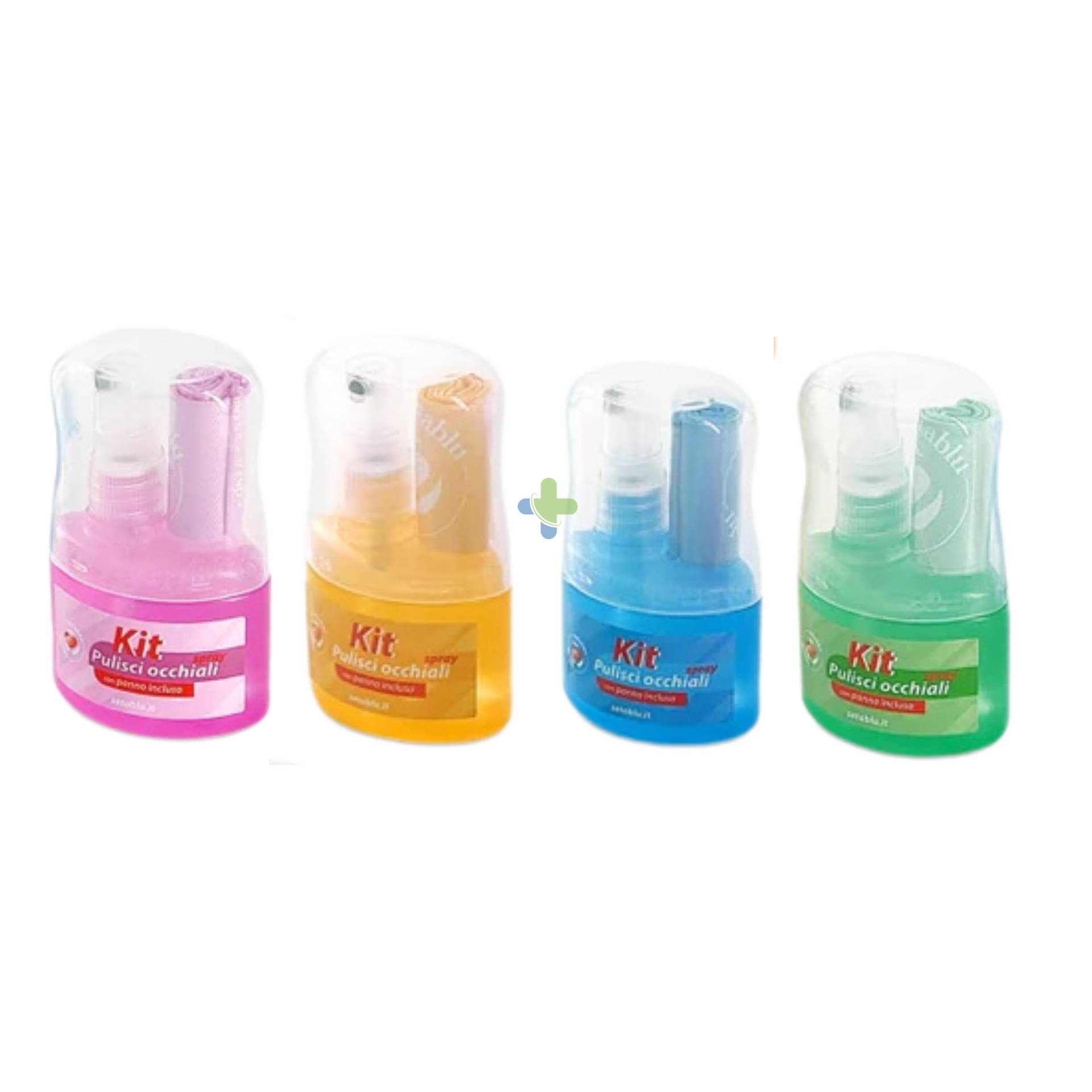Seta Blu Kit pulizia occhiali spray + panno