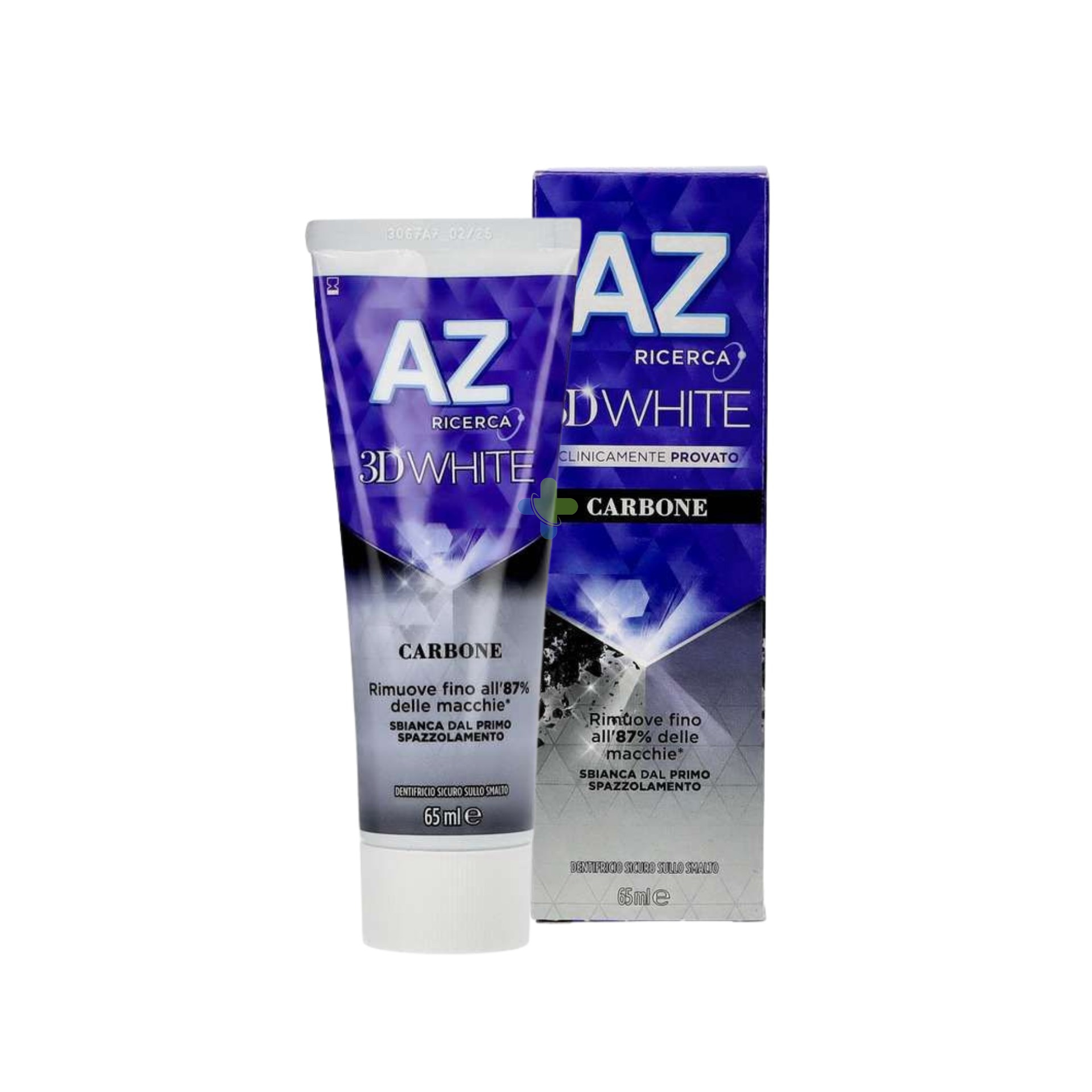 AZ Ricerca 3D White Carbone - Dentifricio Sbiancante 65ml