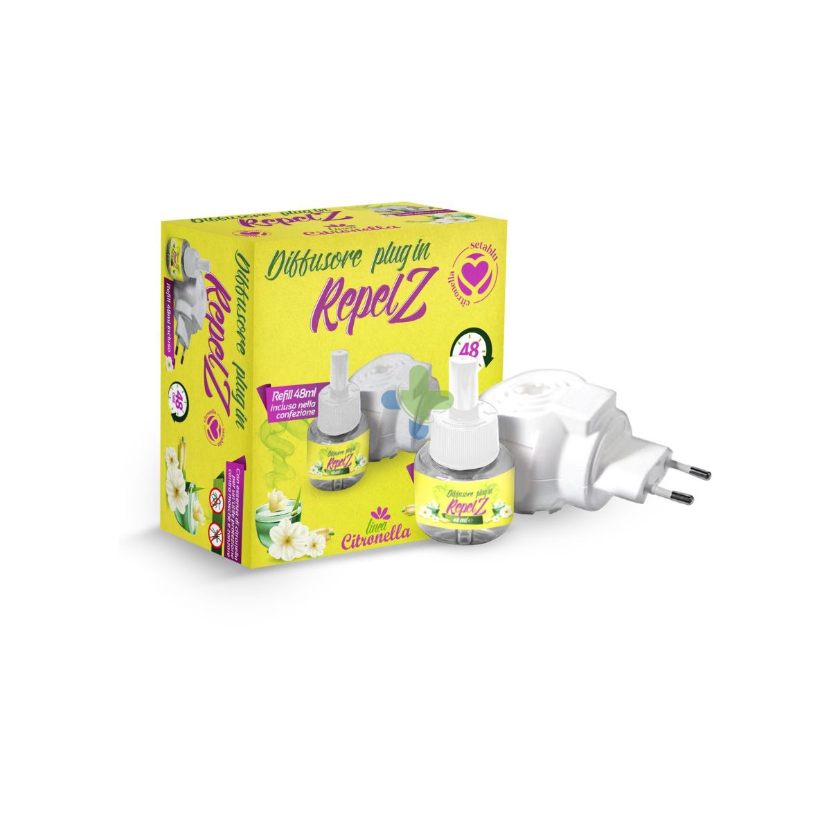 Setablu linea Citronella Diffusore plug in RepelZ