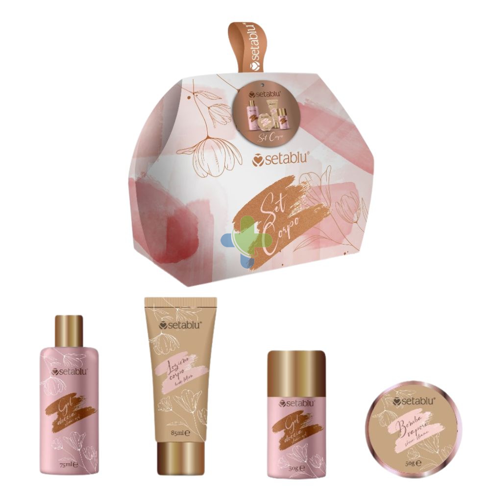 Setablu Set Donna + Gel Doccia +Deodorante +Lozione Corpo Idea Regalo
