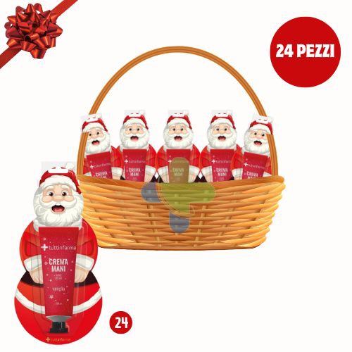 24 Crema ManiTuttinfarma alla Vaniglia Babbo Natale  100 ml  Idea Regalo