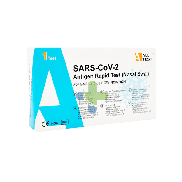 Alltest Tampone Rapido Antigene Covid-19 Nasale Scadenza 11/2025