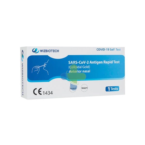 Wiz Biotech Tampone Rapido Antigene Covid-19 Nasale - Scadenza 08/2026
