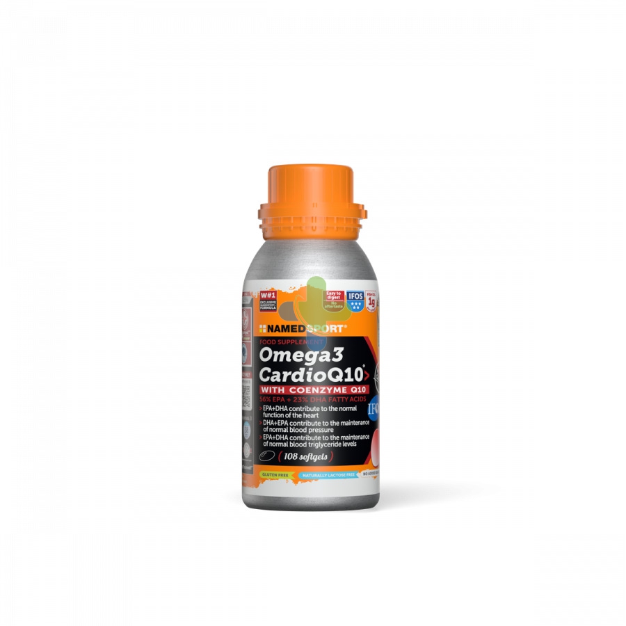 NAMED SPORT OMEGA 3 CARDIO Q10>   108 SOFTGELS scadenza 04 2026