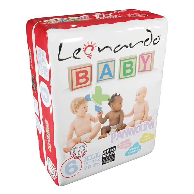 Leonardo Baby - pannolini taglia 6 ( 16/30 kg ) 72 pz