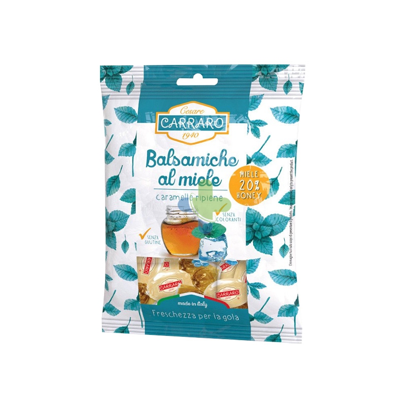 Gocce di Benessere Busta di Caramelle Balsamiche Miele 100gr