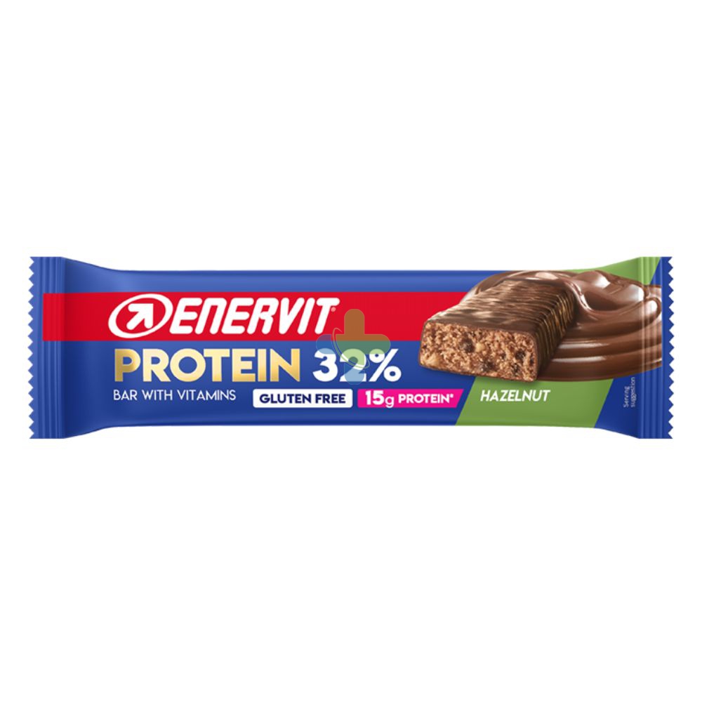 Enervit Sport Protein Bar 32% Hazelnut 48 g Senza Glutine