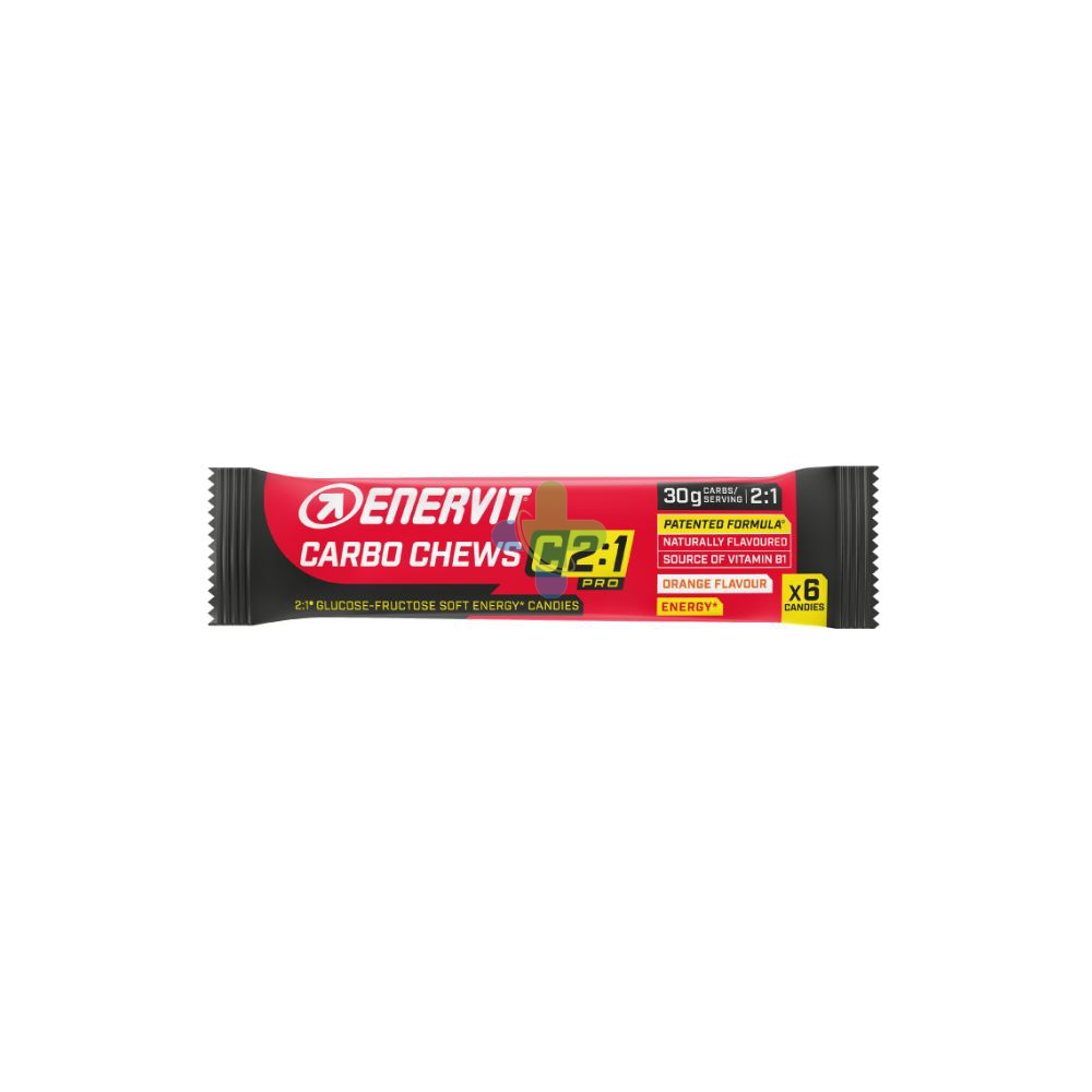 Enervit Carbo Chews C 2:1 Caramelle gommose Gusto Arancia 34 G