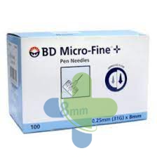 Corman Bd Microfine Ago G31 8mm 100pz