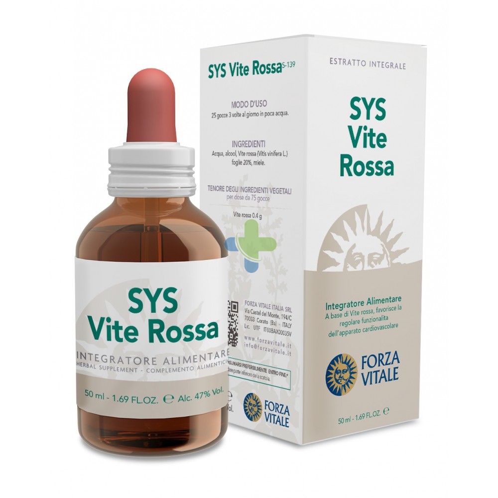 Forza Vitale Italia Sys Vite Rossa Gocce 50ml
