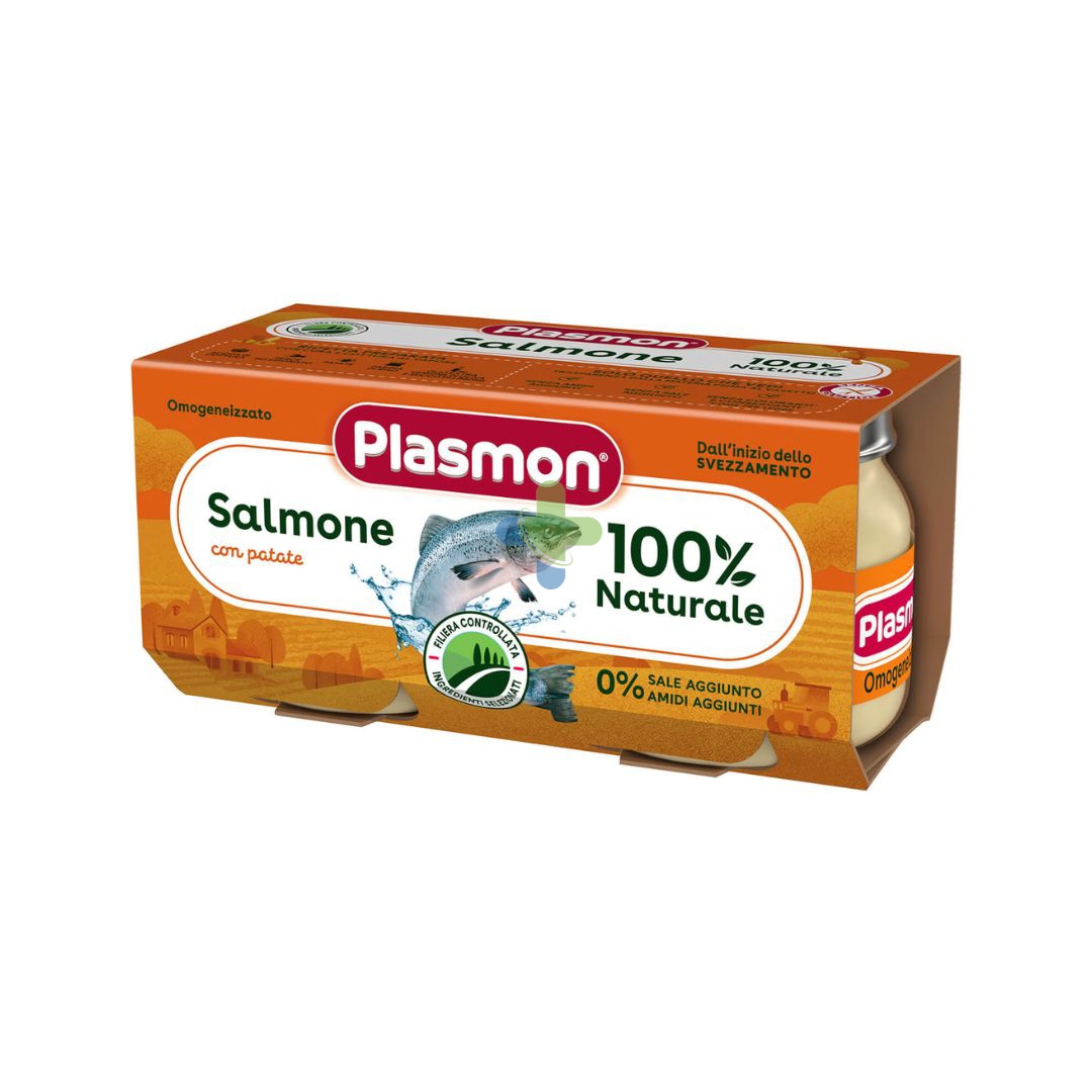 Plasmon Omogeneizzato al Pesce con Salmone e Patate 2x80g