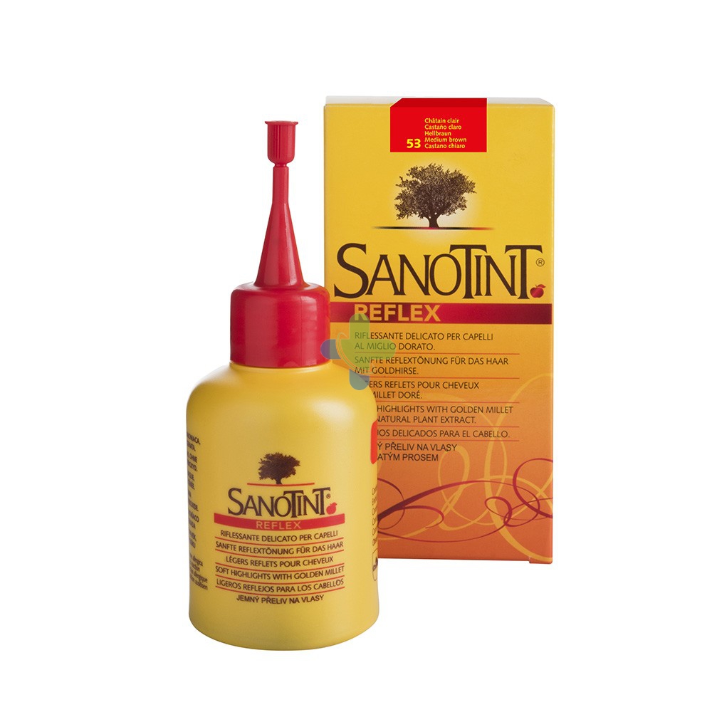 Sanotint Per Capelli Naturali Reflex n. 53 Castano Chiaro 80 Ml