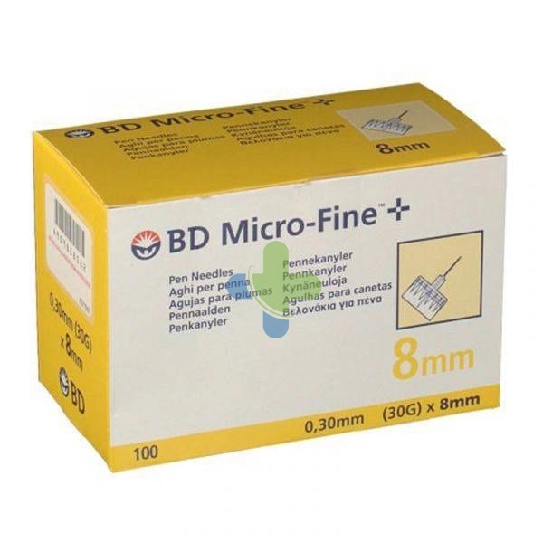 Corman Bd Microfine Ago G30 8mm 100pz