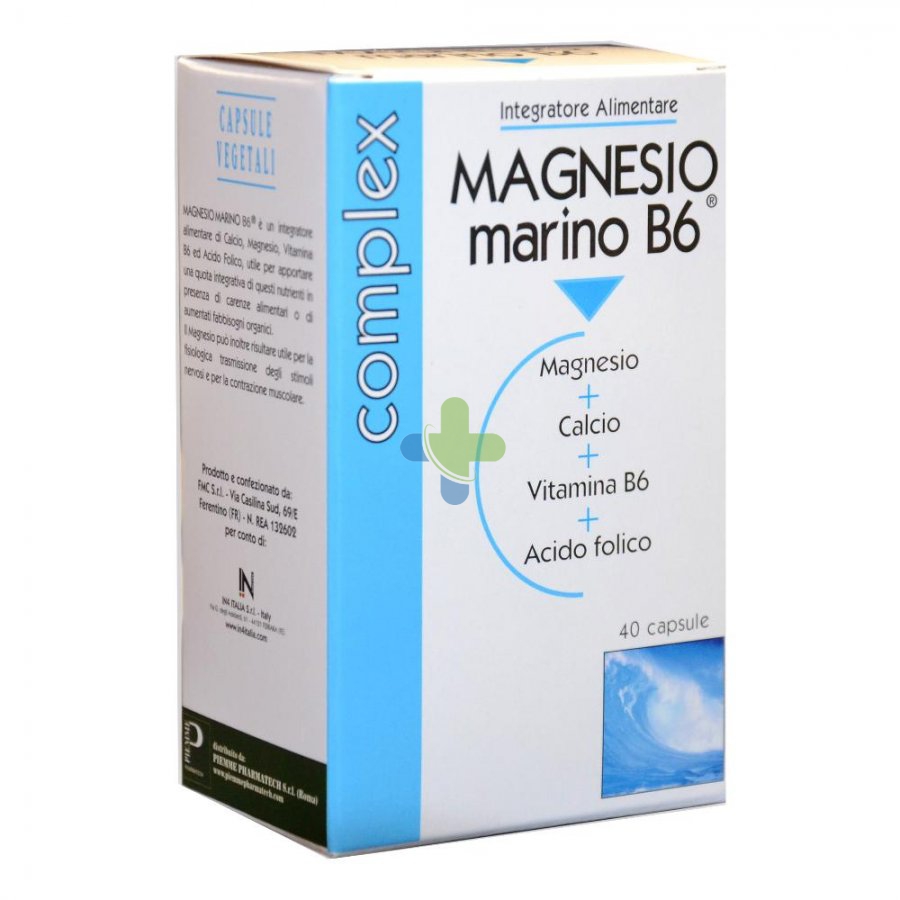 Piemme Pharmatech Italia Magnesio Marino B6 40cps
