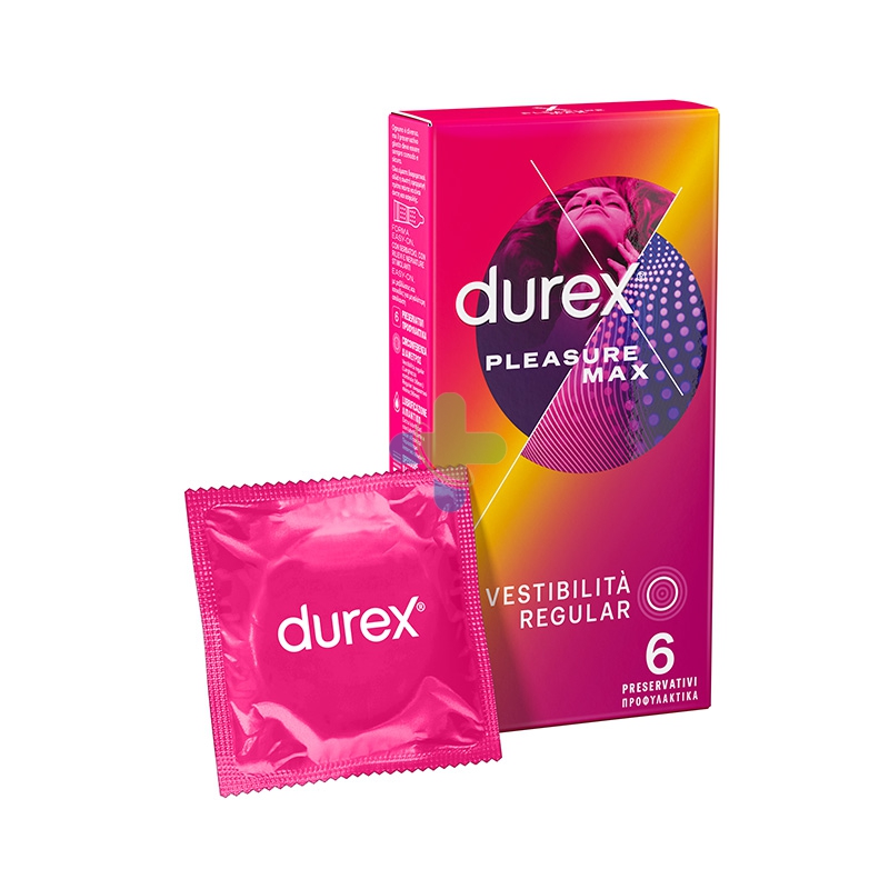 Durex profilattico Pleasure Max 6 pezzi