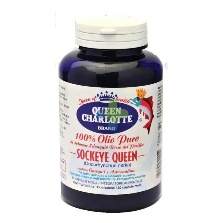 Queen Charlotte Italia Olio Puro Salmone Rosso 120cps