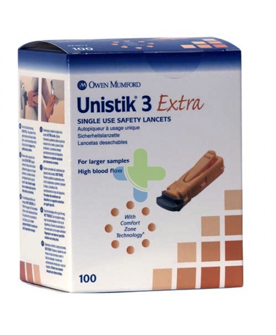 Federfarma.co Unistik 3 Extra Lancette 100pz