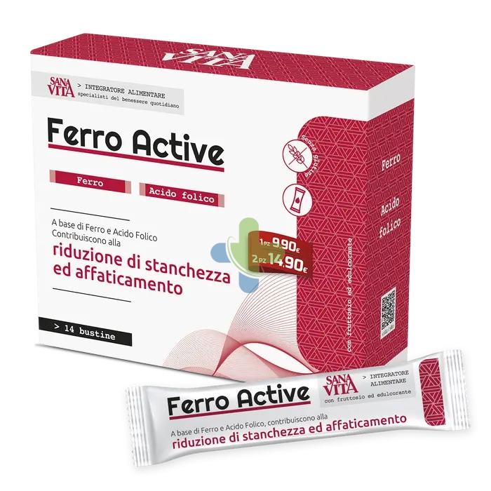 Paladin Pharma Sanavita Ferro Active 14 Bustine