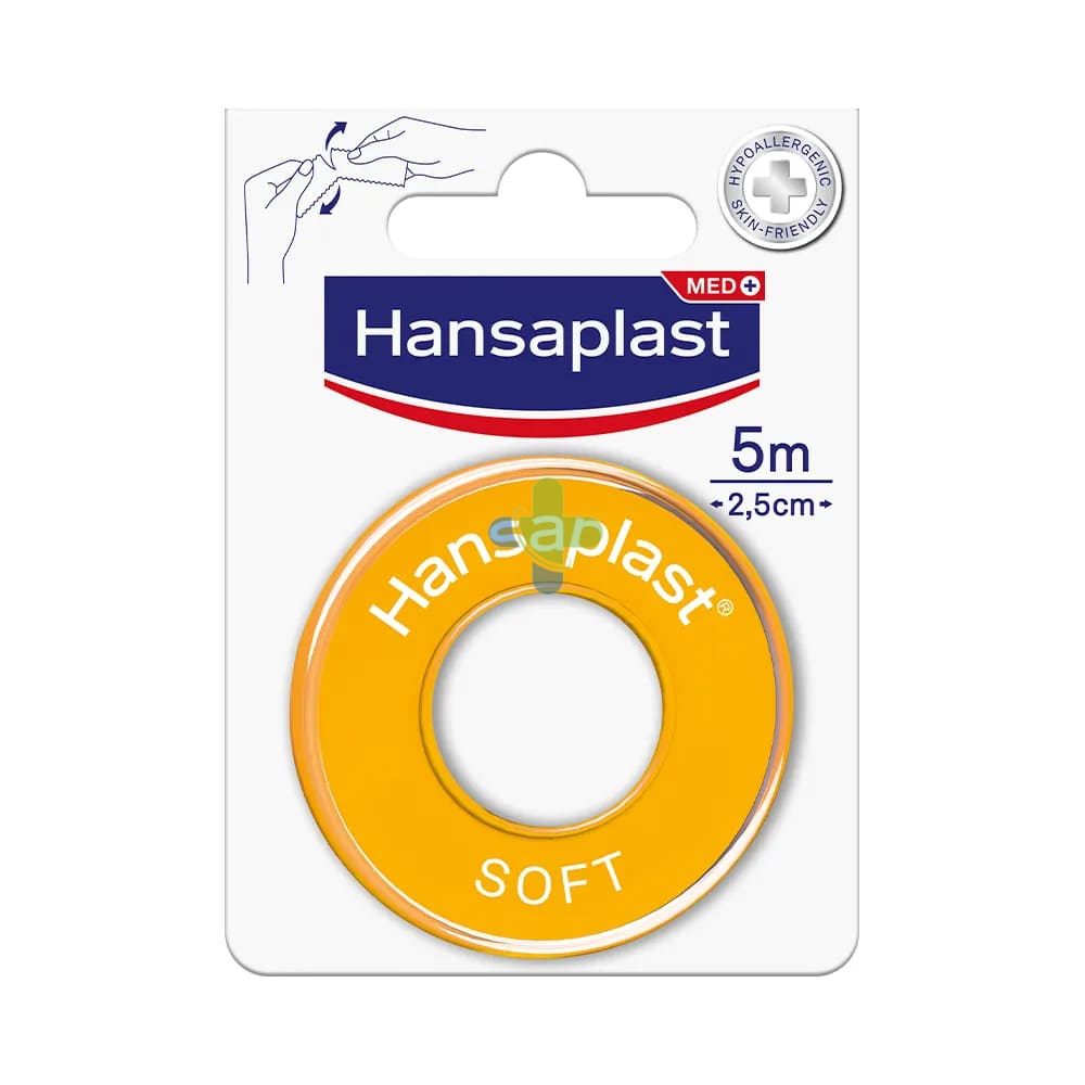 Hansaplast Cer Hansaplast Soft 2,5x500cm
