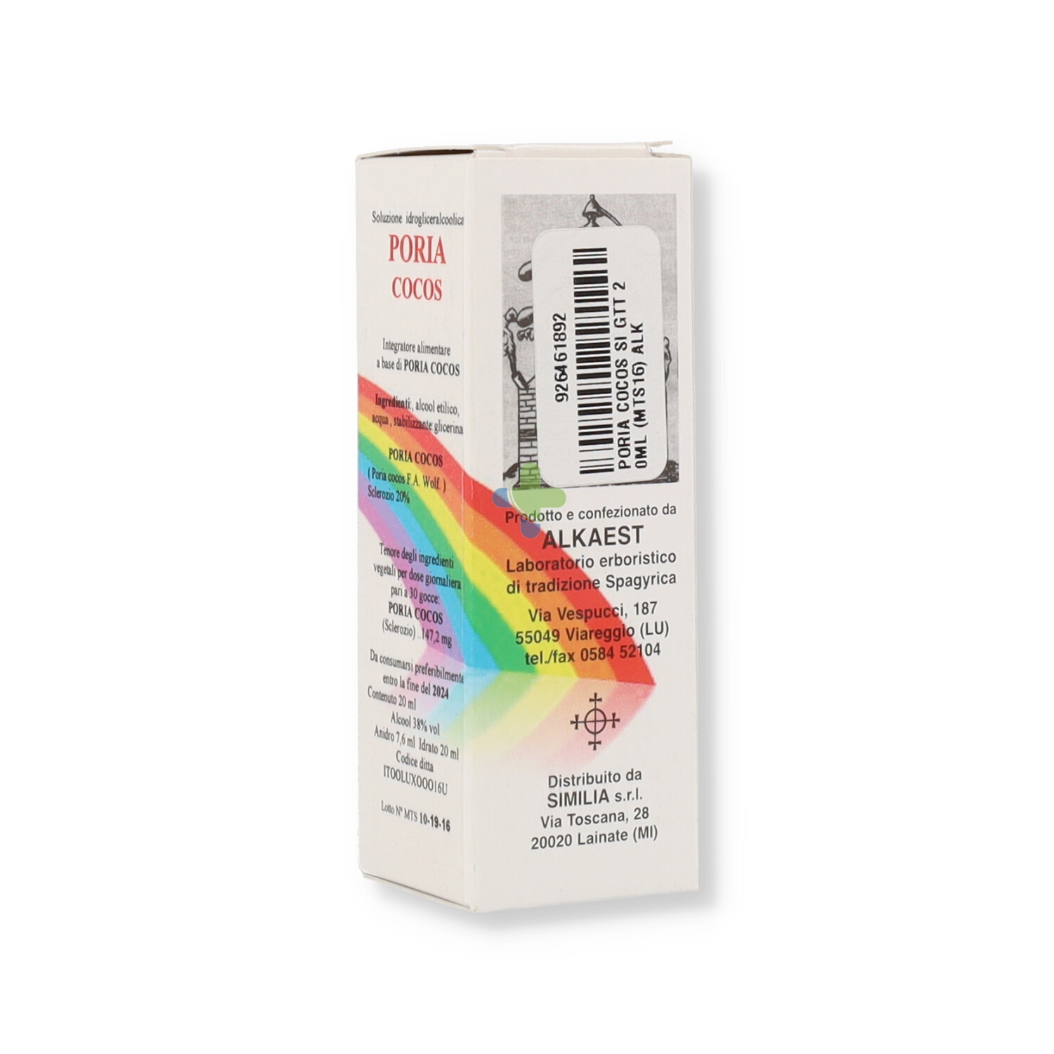 Alkaest Mts16 Poria Cocos Gocce 20ml