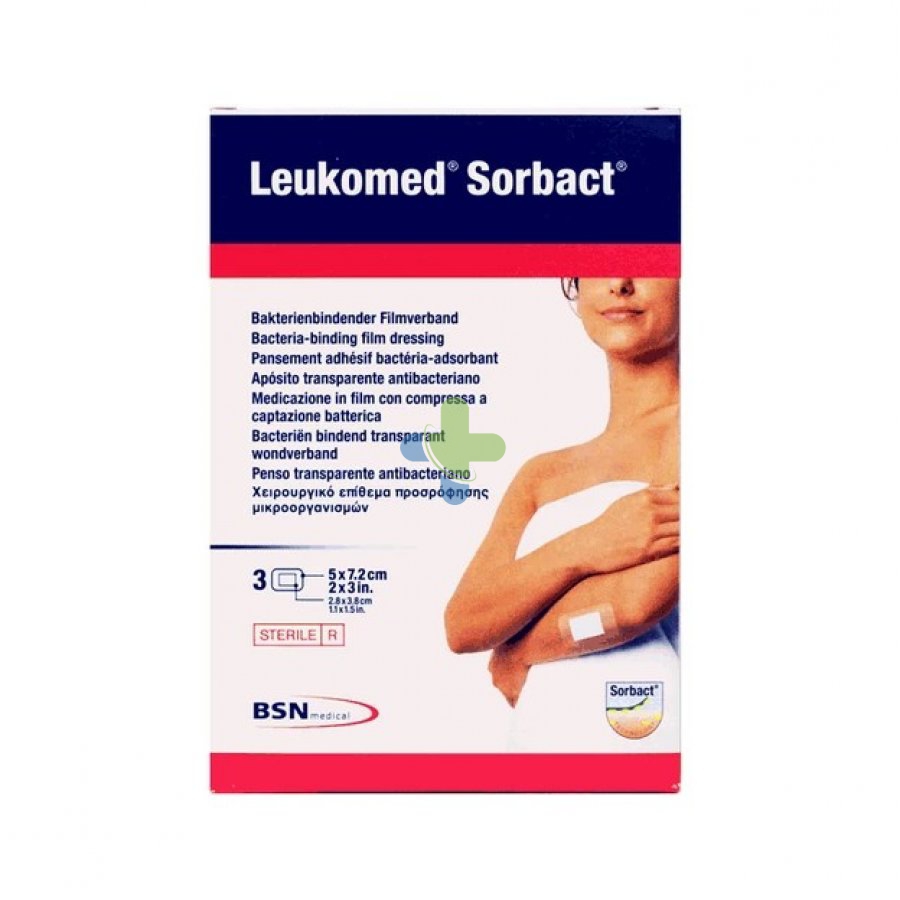 Essity Italy Leukomed Sorbact 5x7,2cm