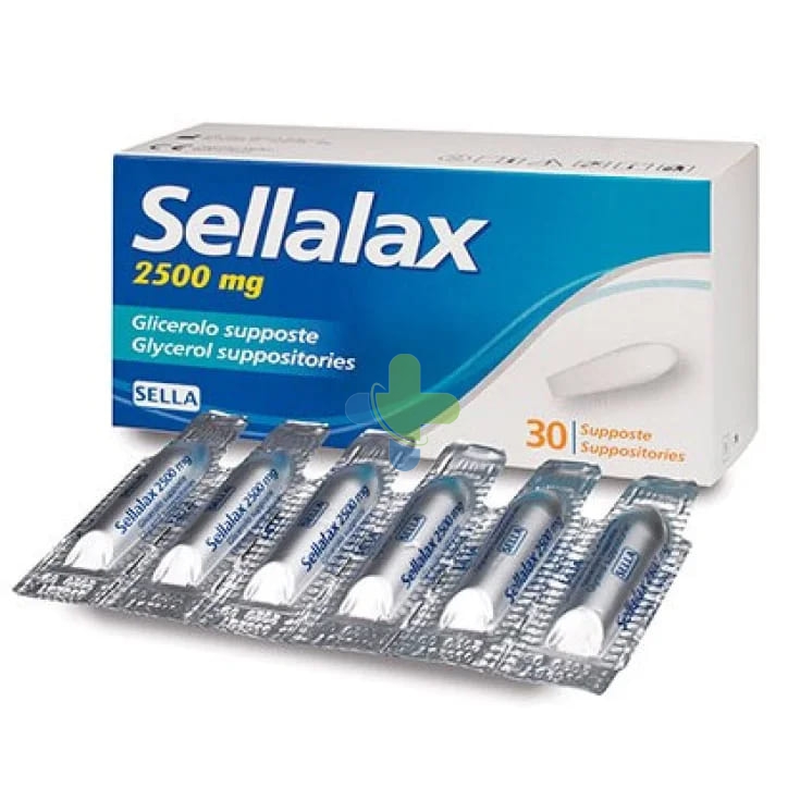 Sella Sellalax Sellalax 2500mg Supp Glic 30pz