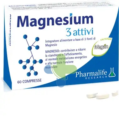 Pharmalife Research Magnesium 3 Attivi 60cpr