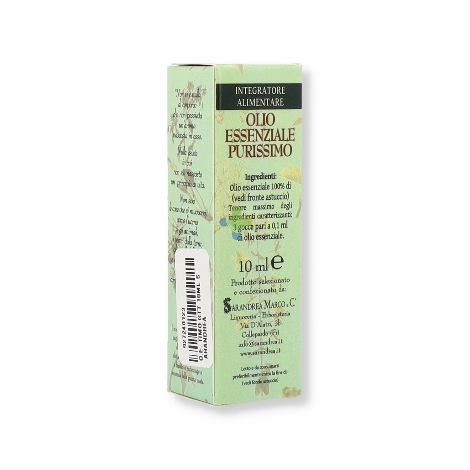 Sarandrea Marco &c. Timo Olio Essenziale 10ml