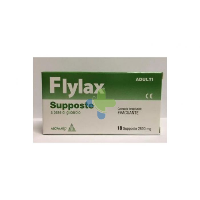Alcka-med Flylax Supp Glicer Ad18x2500mg