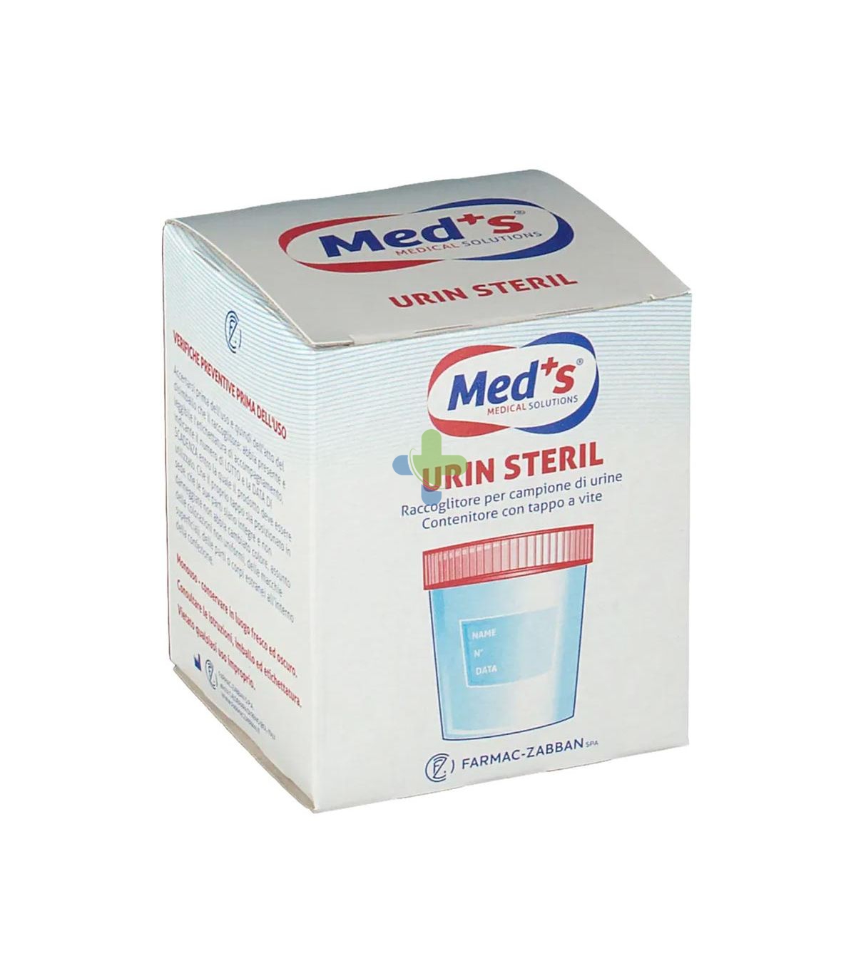 Contenitore Urine Meds Tappo a Vite 1 pezzo