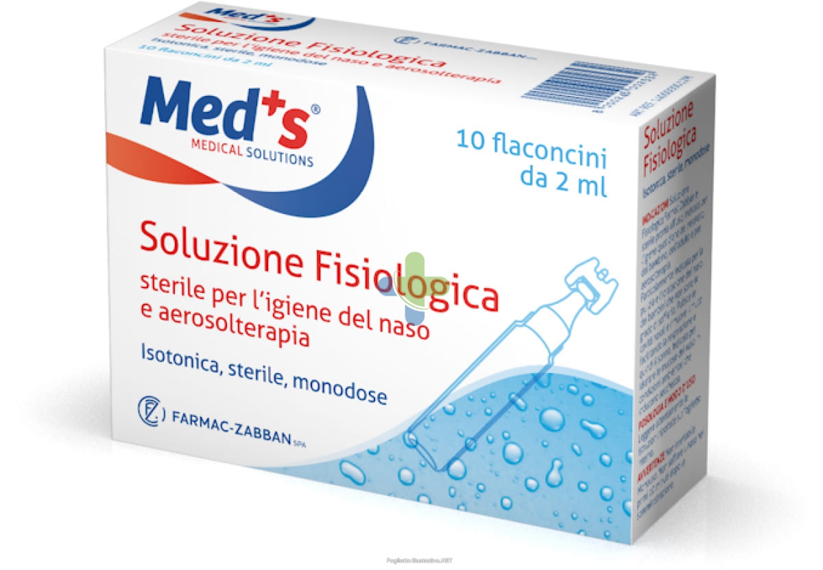 Farmac-zabban Meds Soluzione Fisiol 10fl 2ml