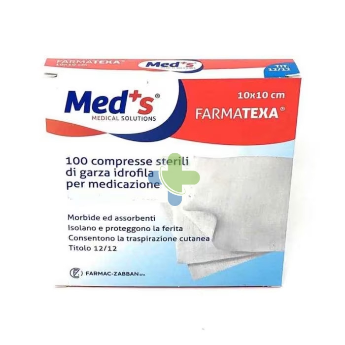 Farmac-zabban Garza Meds 12/12 10x10cm 100pz