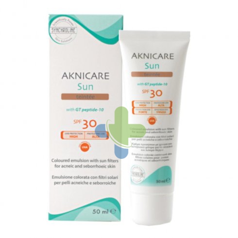General Topics Aknicare Sun Teintee Dore 50ml