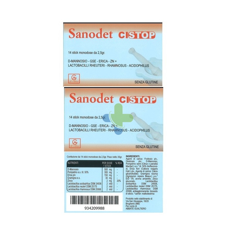 Sanodet Cistop 14stick Monod
