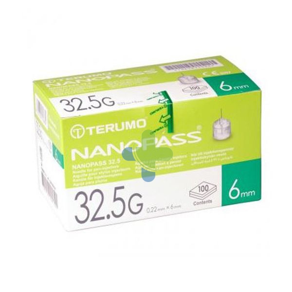 Terumo Italia Nanopass Ago G32,5 6mm 100pz