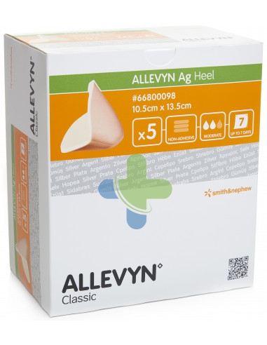 Smith & Nephew Allevyn Ag Heel 10,5x13,5 5pz