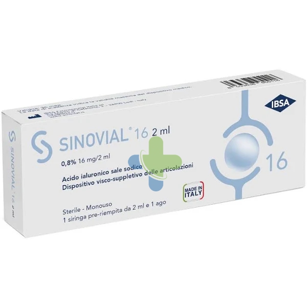 Ibsa Farmaceutici Italia Sinovial 16 Sir 0,8% 2ml 1pz