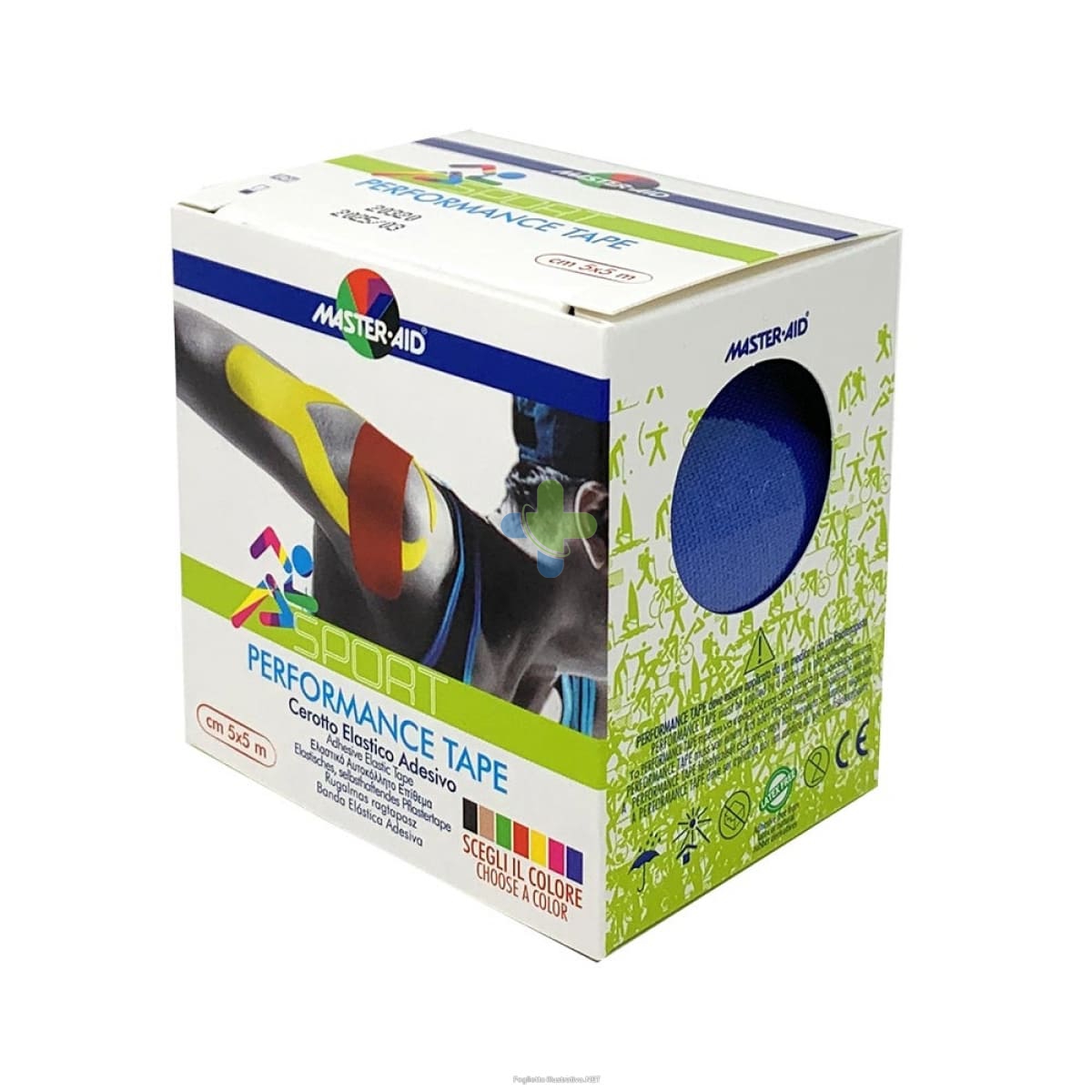 Pietrasanta Pharma M-aid S Perform Blu 5x500cm