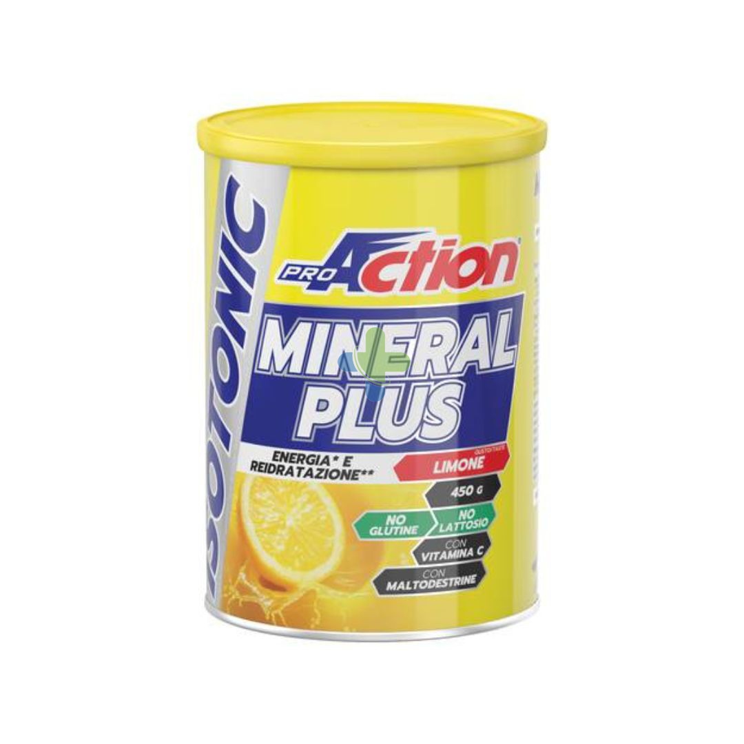 ProAction Integratore di Sali Minerali Isotonic Mineral Plus Limone 450g