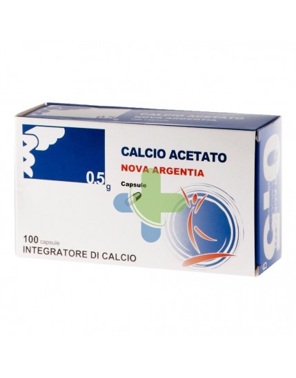 Nova Argentia Calcio Acetato 0,5g 100cps