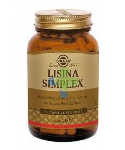 Solgar It. Multinutrient Lisina Simplex 50cps Vegetali